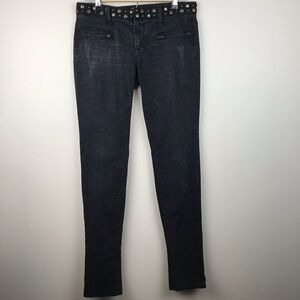 Joe’s Jeans Black Studded Chelsea Jeans Size 27